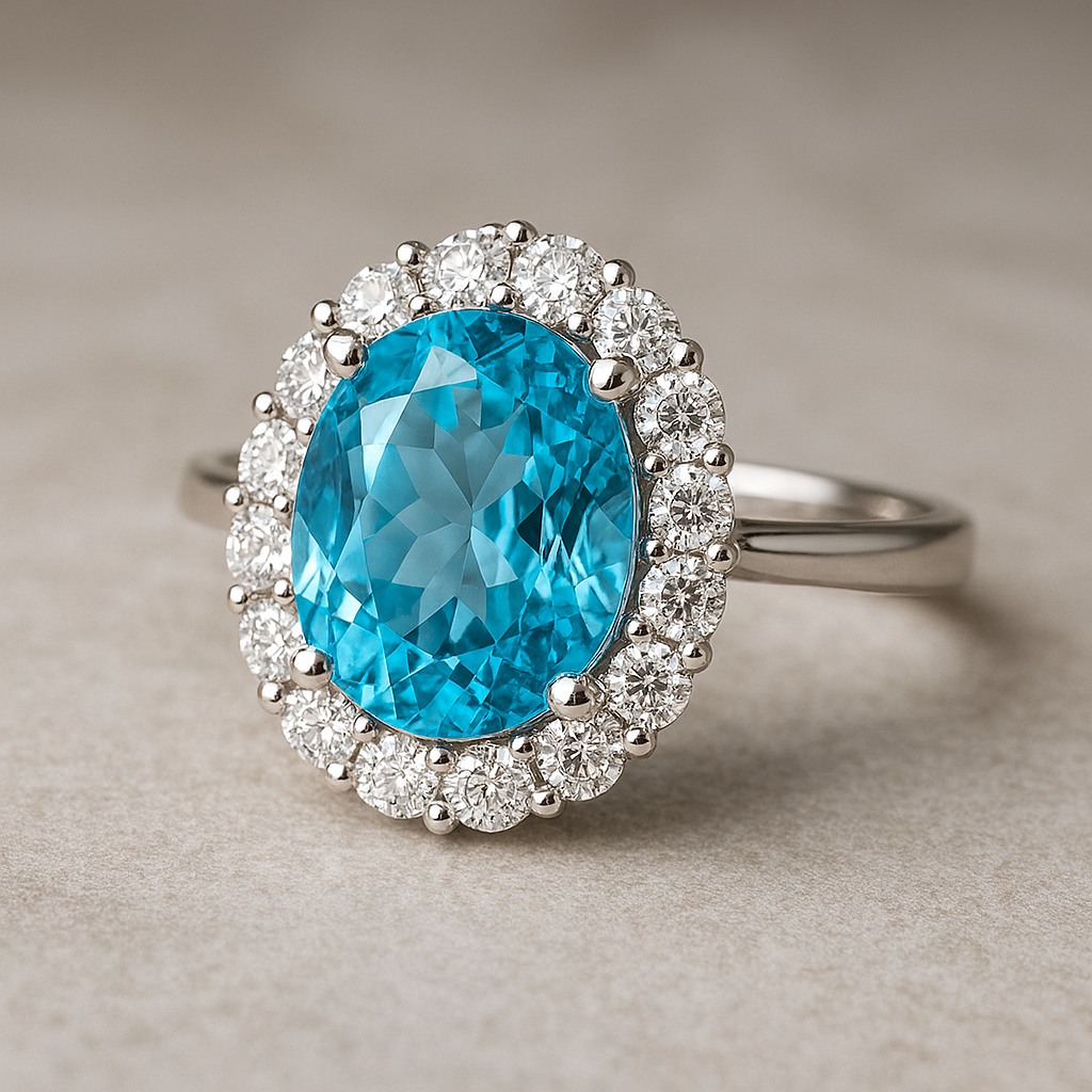 Blue Topaz in Diamond Engagement and Promise Rings: A Modern Twist